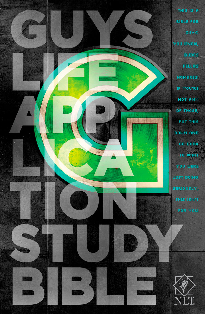 NLT Guys Life Application Study Bible-Hardcover