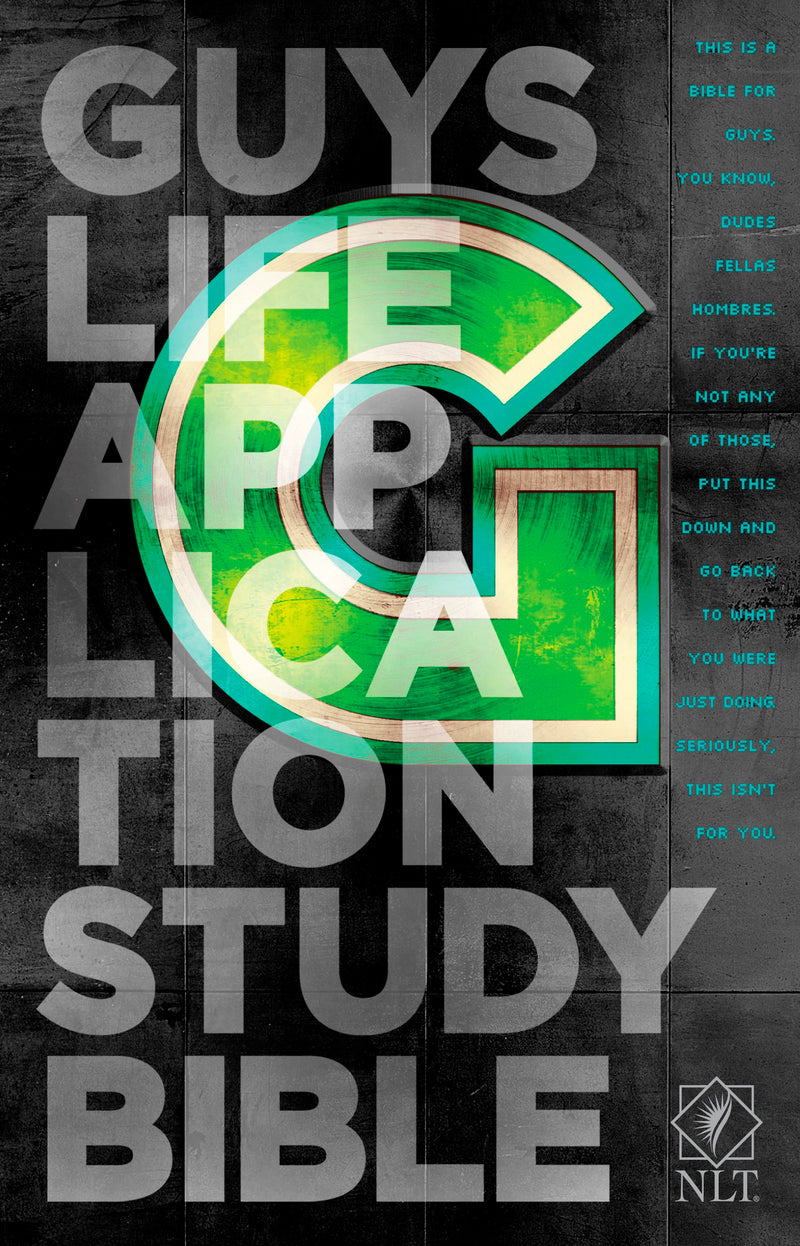 NLT Guys Life Application Study Bible-Softcover