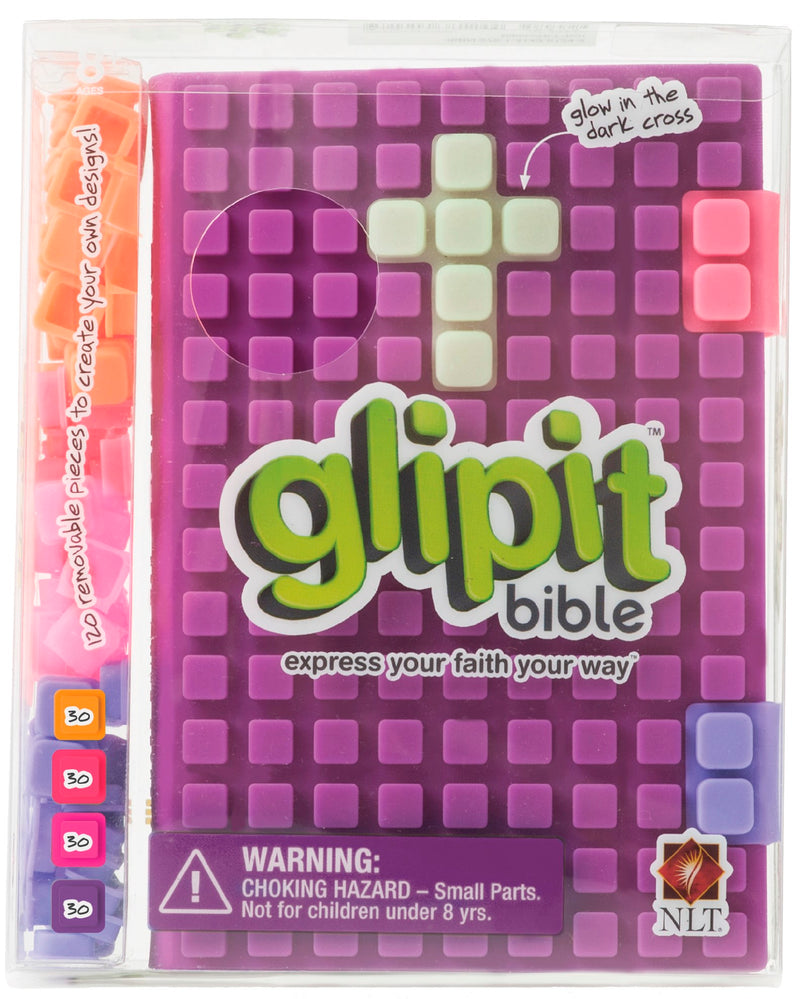 NLT Glipit Bible-Plum Silicone