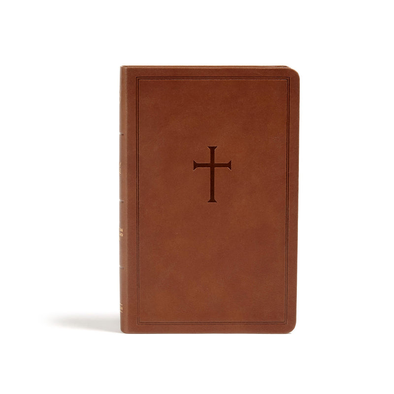 CSB Personal Size Bible-Brown LeatherTouch