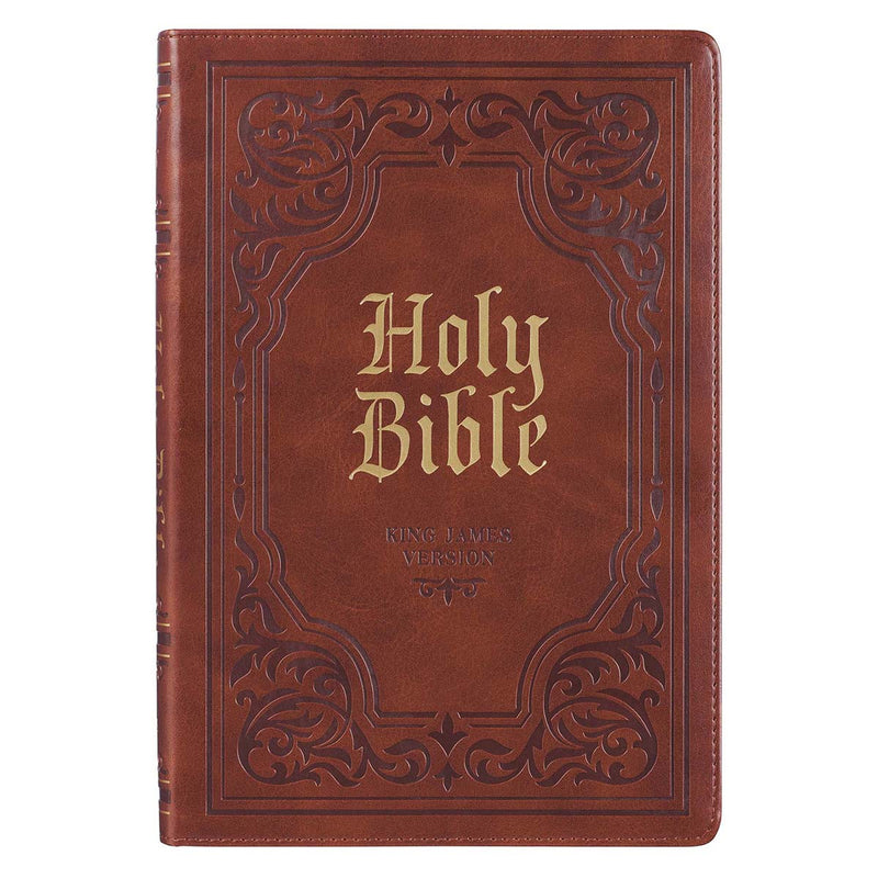 KJV Bible Brown Largeprint Thinl Index