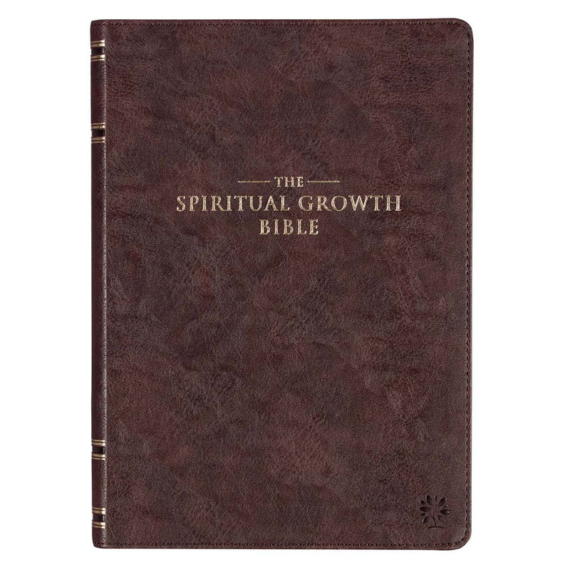 Spiritual Growth Bible Espresso Brown