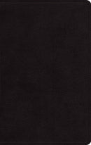 ESV Large Print Personal Size Bible-Black Genuine Leather