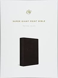 ESV Super Giant Print Bible-Black TruTone