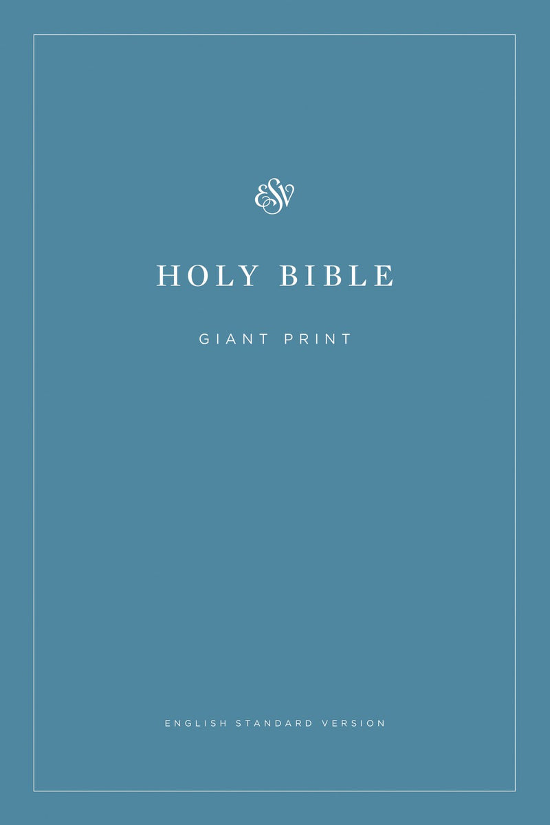 ESV Economy Bible/Giant Print-Blue Softcover 