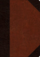 Large Print Wide Margin Bible Brown/Cord