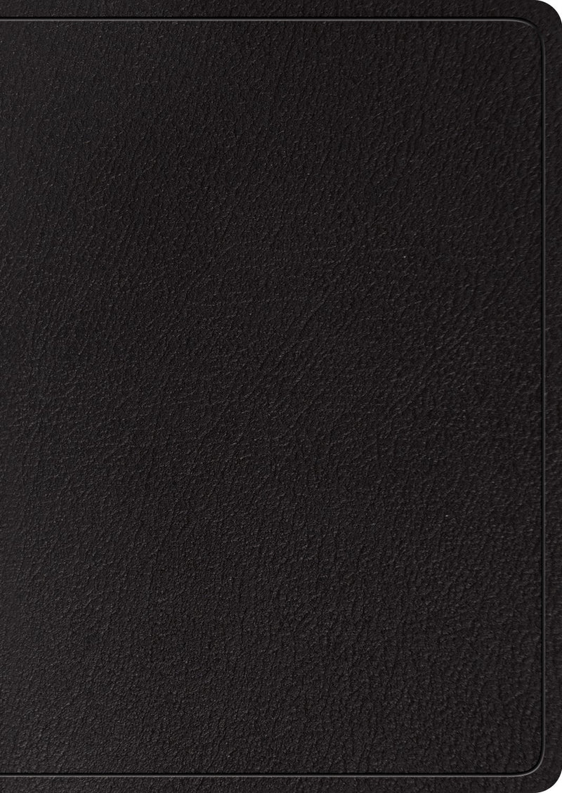 ESV Study Bible/Large Print-Black Genuine Leather Indexed