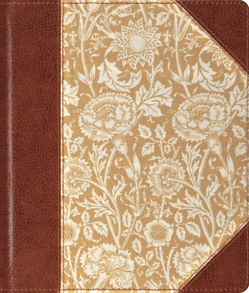 ESV Journaling Bible-Antique Floral Design Cloth Over Board