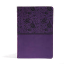 NIV Holman Rainbow Study Bible-Purple Leathertouch