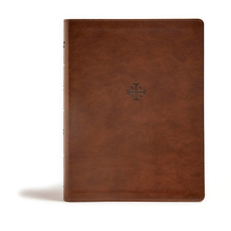 CSB Life Connections Study Bible-Brown LeatherTouch