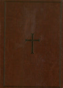 Compact Large Print Ref. Bible - Brown