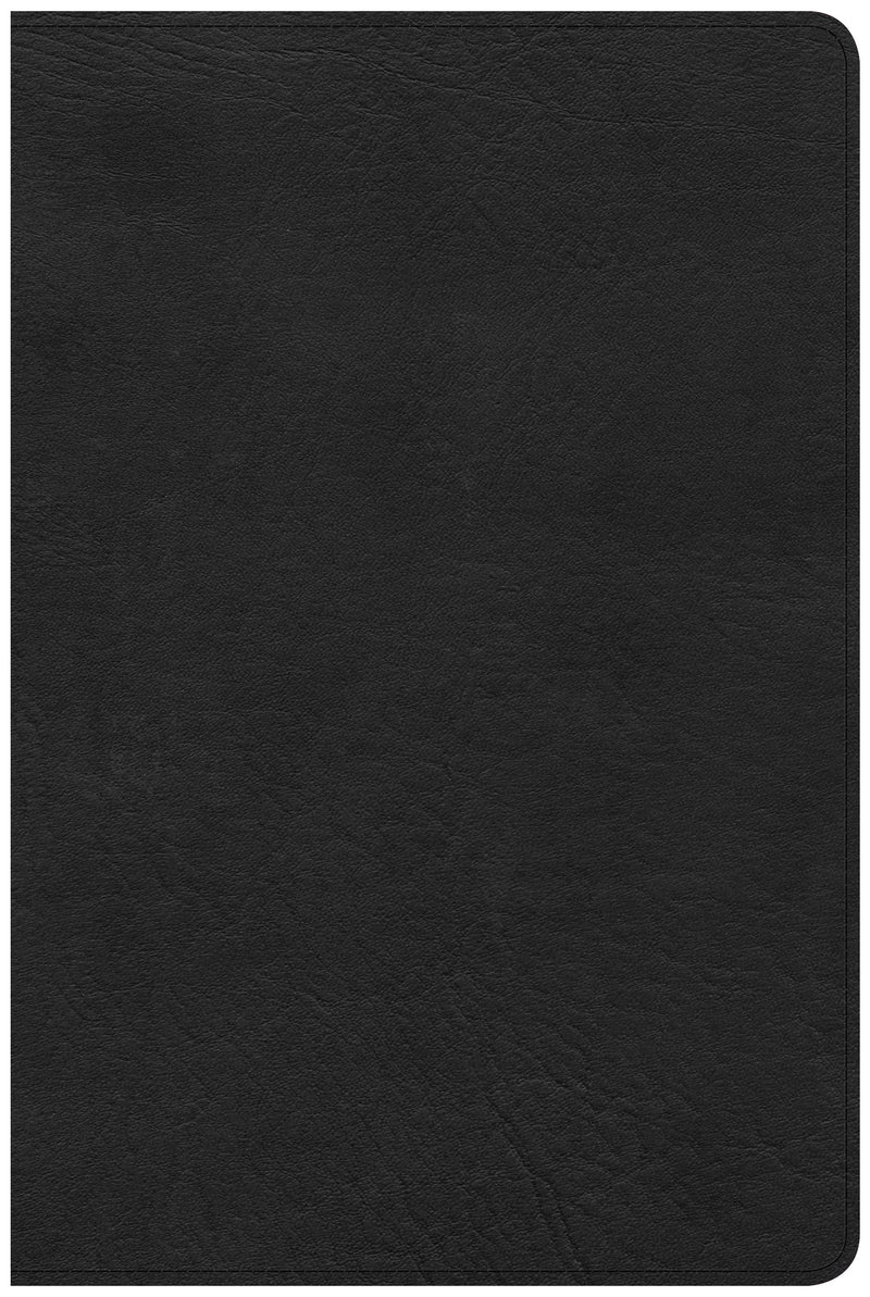 CSB Large Print Personal Size Reference Bible-Black LeatherTouch Indexed