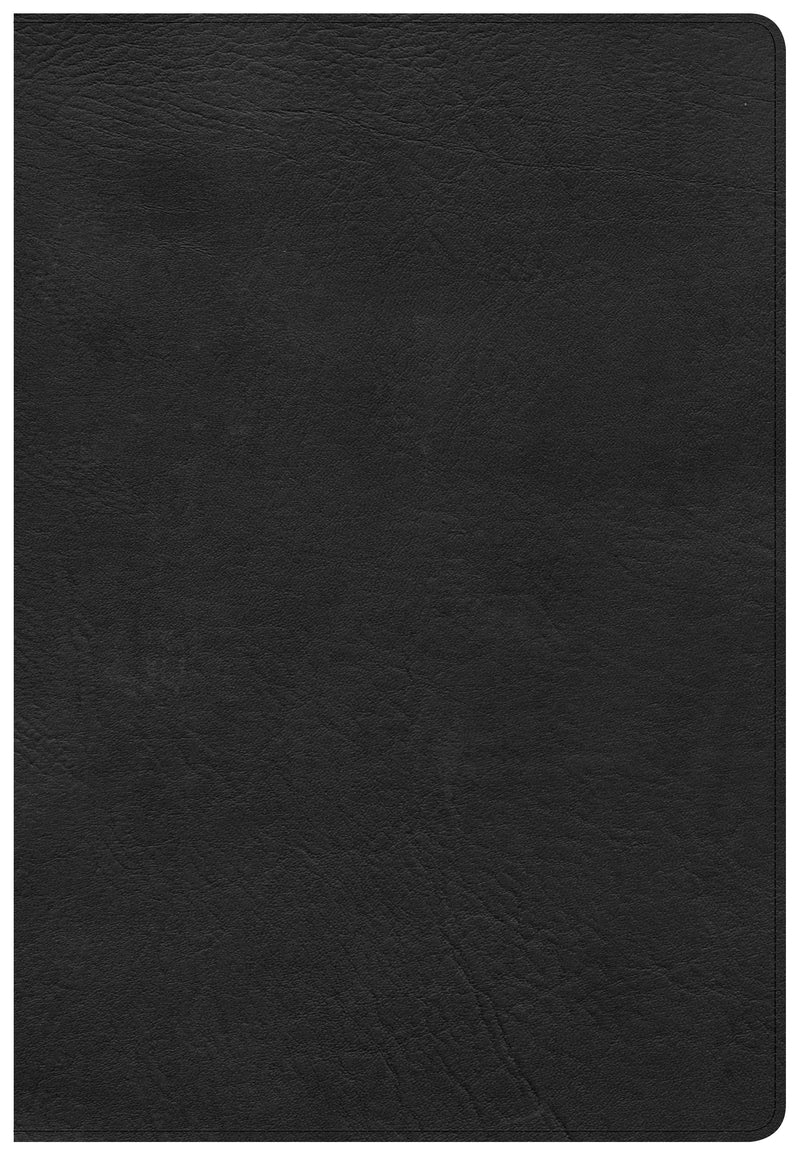 CSB Super Giant Print Reference Bible-Black LeatherTouch Indexed