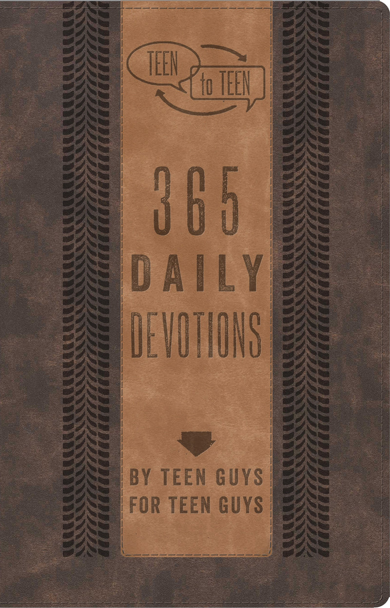 Teen To Teen: 365 Daily Devotions By Teen Guys For Teen Guys-Imitation Leather