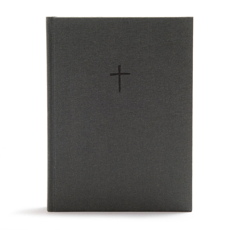 CSB Apologetics Study Bible-Charcoal Cloth Over Board
