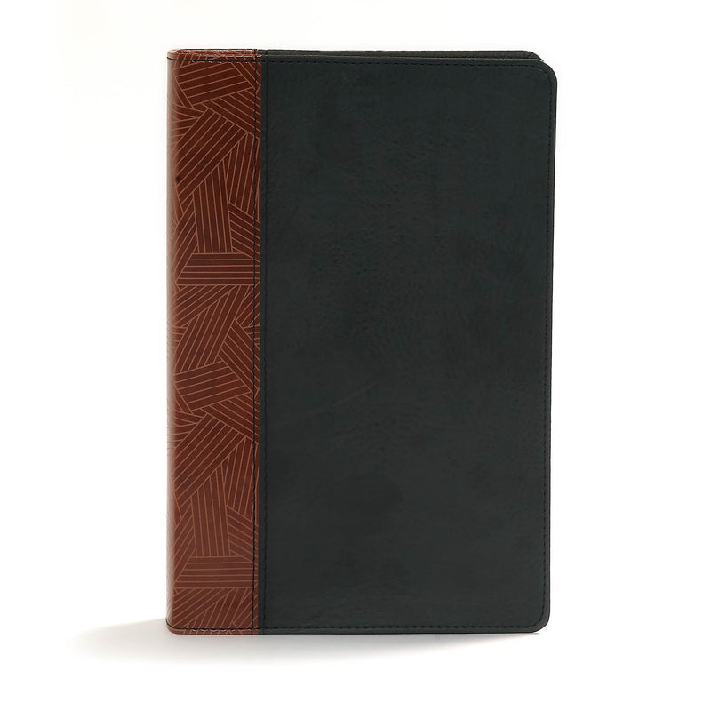 CSB Rainbow Study Bible-Black/Tan LeatherTouch