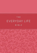 Amplified New Everyday Life Bible-Light Pink Euroluxe