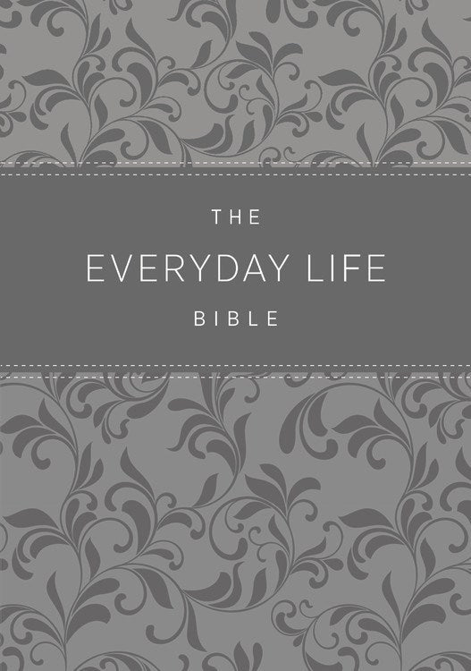 Amplified New Everyday Life Bible-Gray Euroluxe