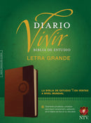 Span-NTV Life Application Study Bible/Large Print (Biblia De Estudio Del Diario Vivir)-Brown/Tan LeatherLike