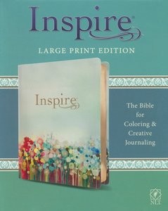 NLT Inspire Bible/Large Print-Multicolor LeatherLike