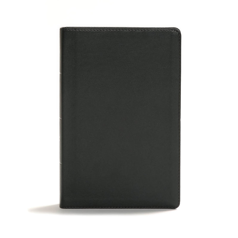 CSB Giant Print Center-Column Reference Bible-Black LeatherTouch