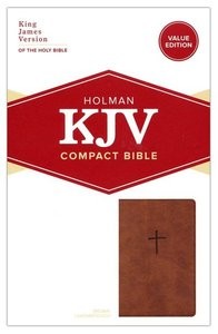 KJV Compact Bible (Value Edition)-Brown LeatherTouch