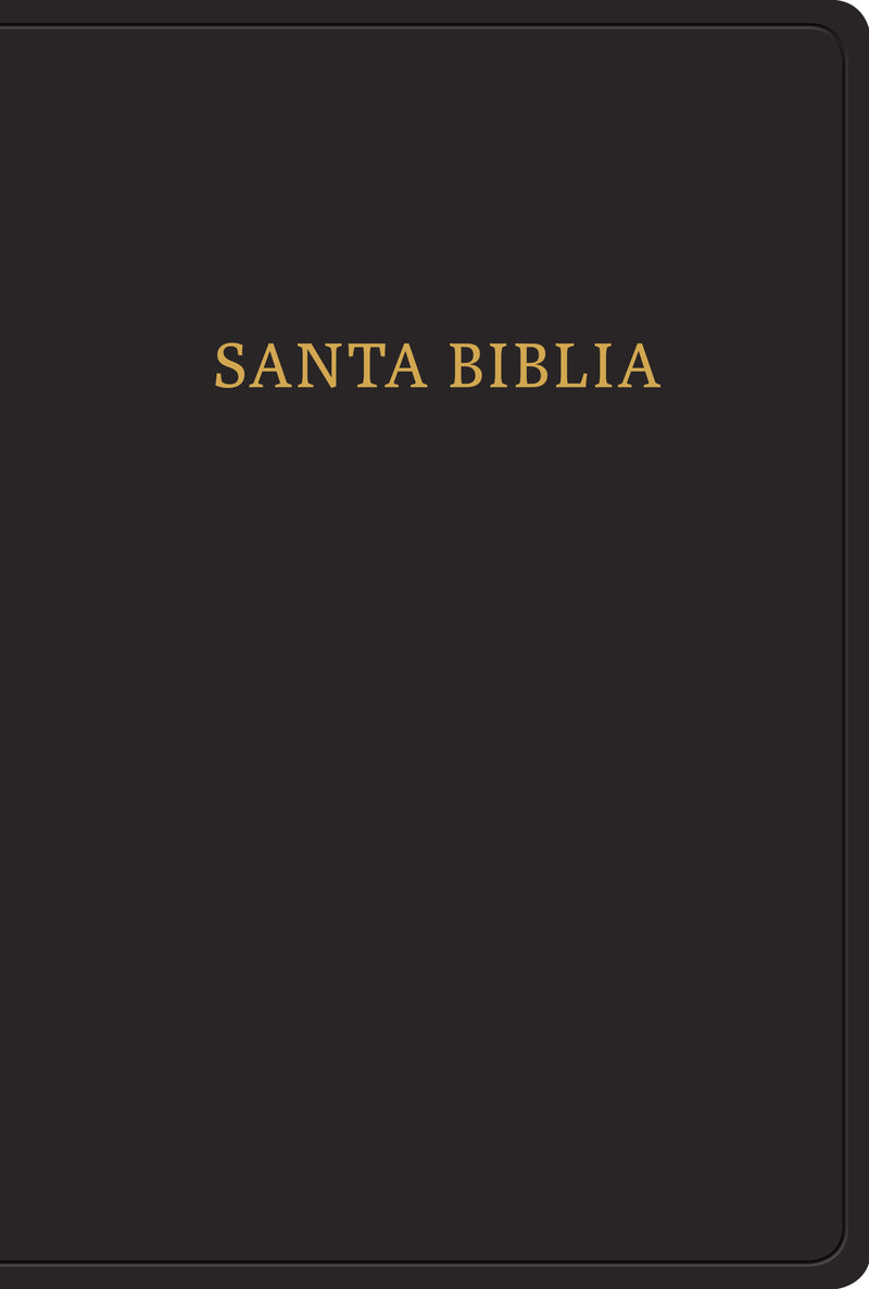 Span-RVR 1960 Giant Print Reference Bible (Biblia Letra Gigante con Referencias)-Black Imitation Leather 