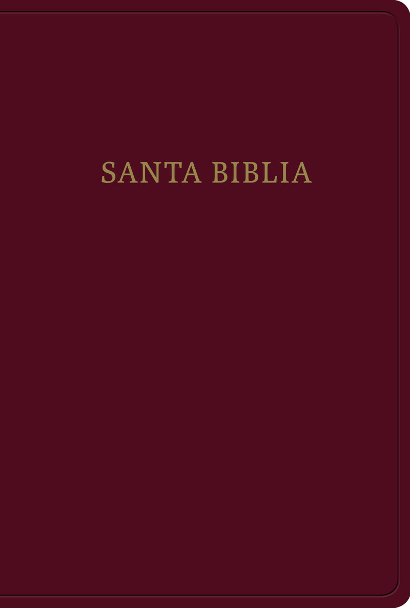 Span-RVR 1960 Giant Print Reference Bible (Biblia Letra Gigante con Referencias)-Burgundy Imitation Leather