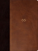 Span-RVR 1960 Thematic Study Bible (Biblia tematica de estudio)-Brown/Dark Brown LeatherTouch Indexed