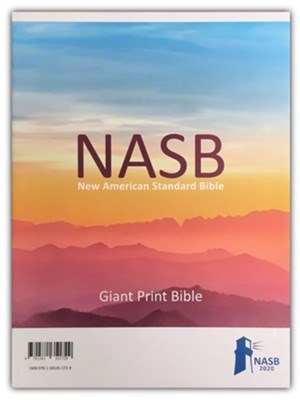 NASB 2020 Giant Print Text Bible-Grey Leathertex Indexed (