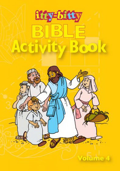 Itty-Bitty Bible Activity Book Volume 4 (Pack Of 6)