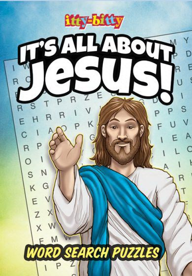 Itty-Bitty It's All About Jesus! Word Search Puzzles (Pack Of 6)
