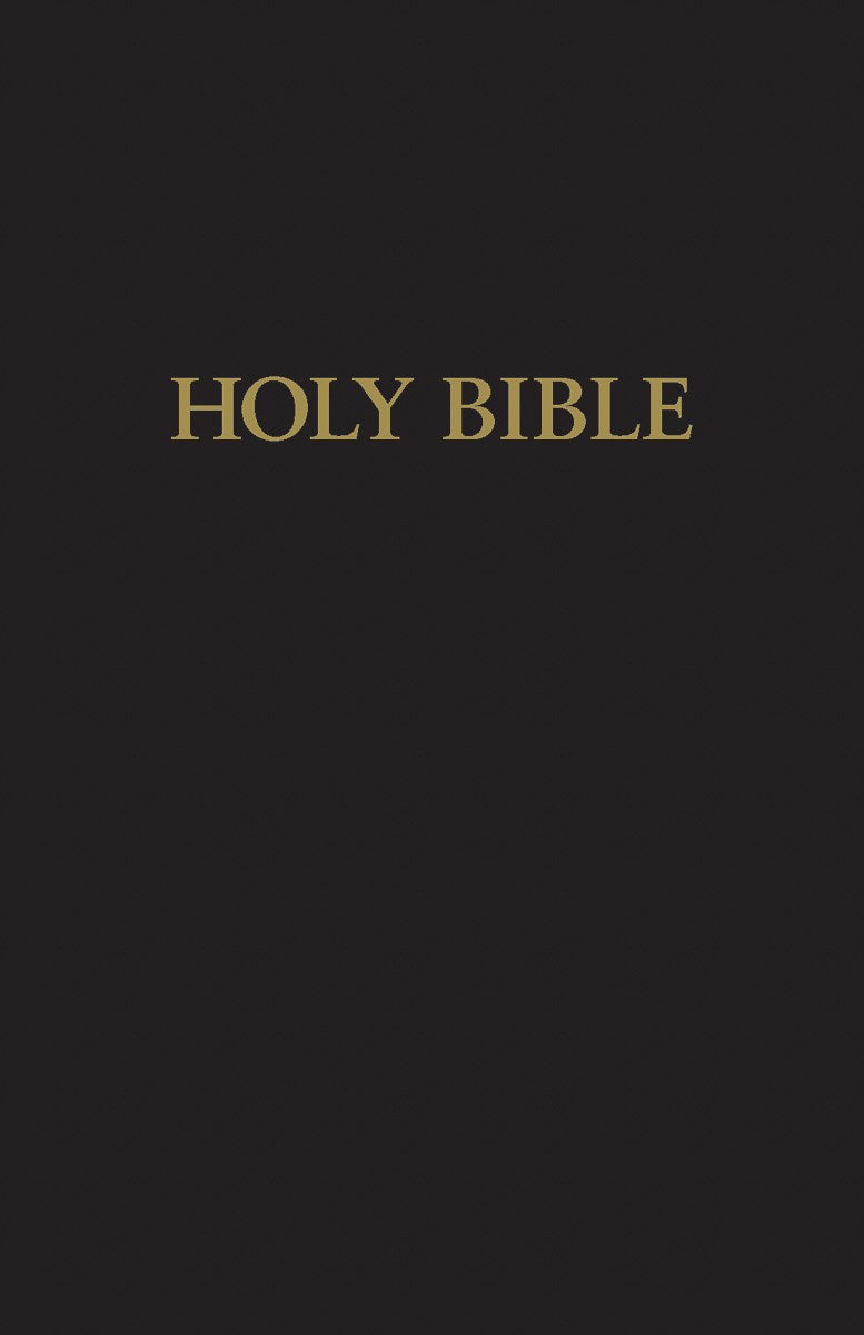 KJV Large Print Pew Bible-Black Hardcover 