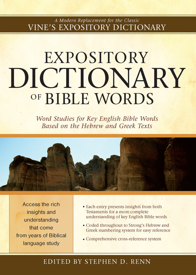 Expository Dictionary Of Bible Words