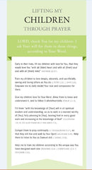 Lifting My Children Through Prayer Cards