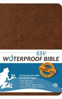 ESV Waterproof Bible-Brown