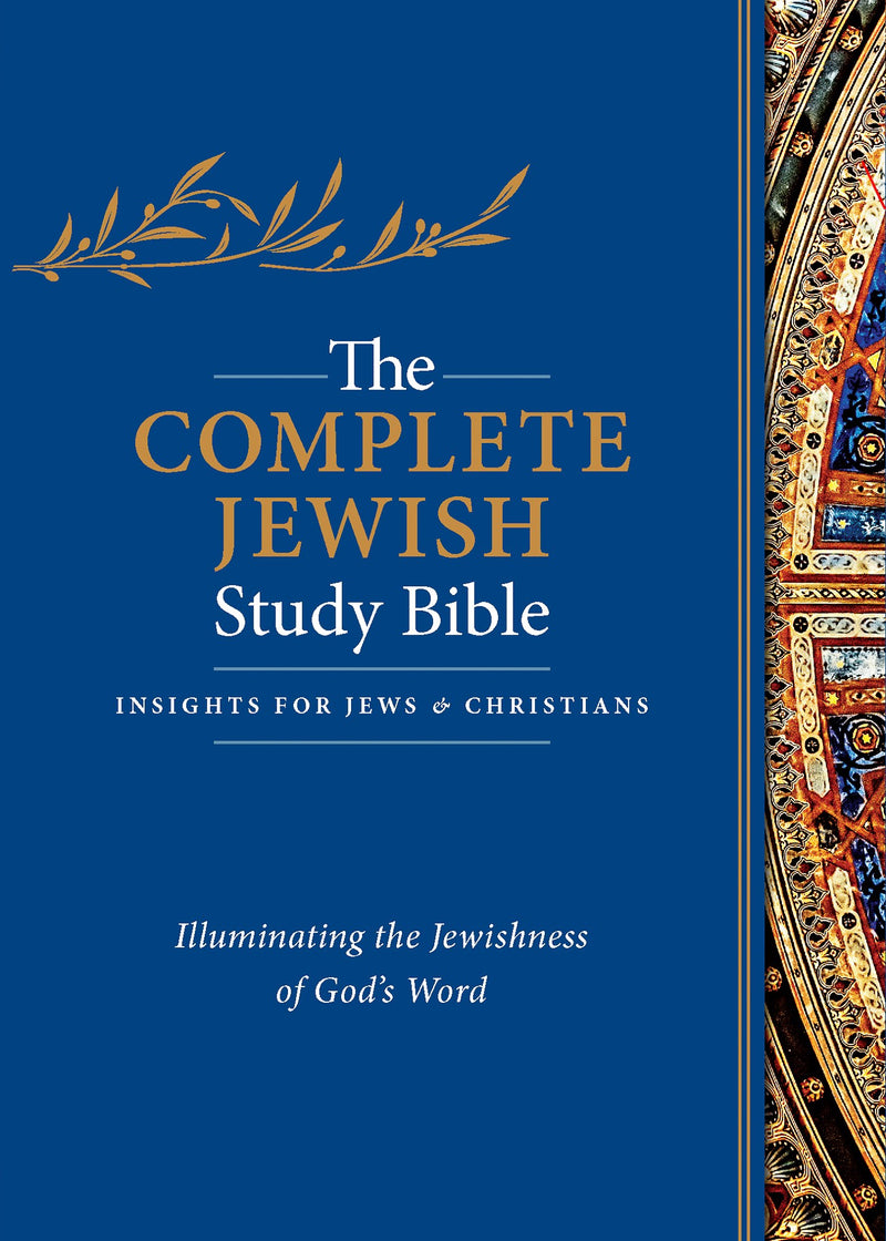 The Complete Jewish Study Bible-Black Genuine Calfskin Leather