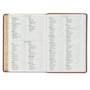 Honingbruine, grote, gigantische print Ind