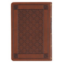 Honingbruine, grote, gigantische print Ind