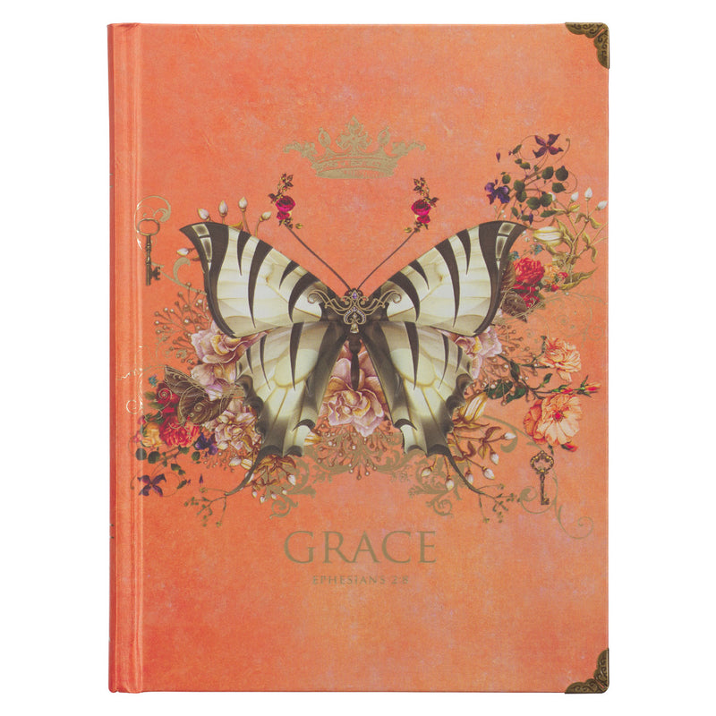 Orange Grace Butterfly - Ephesians 2:8