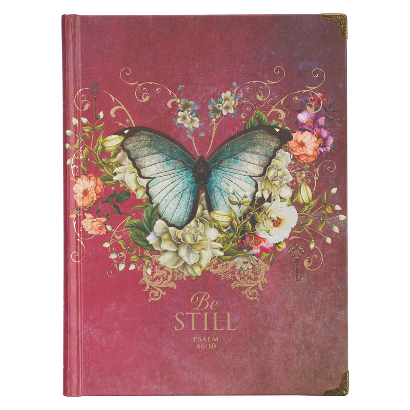 Pink Be Still Butterfly - Psalm 46:10