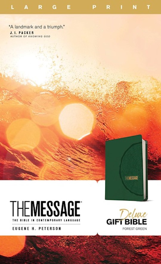 The Message Deluxe Gift Bible, Large Pri