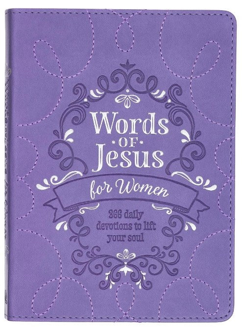 Words Of Jesus For Women-Purple Imitation Leather