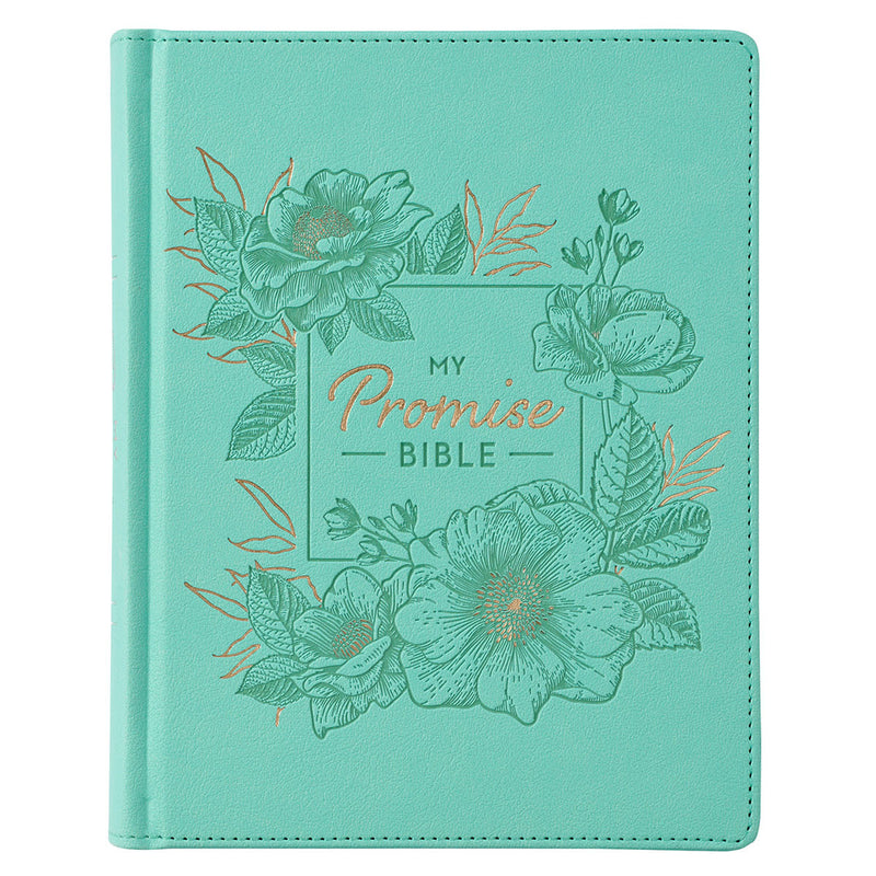 My Promise Bible Teal Faux Leather HC