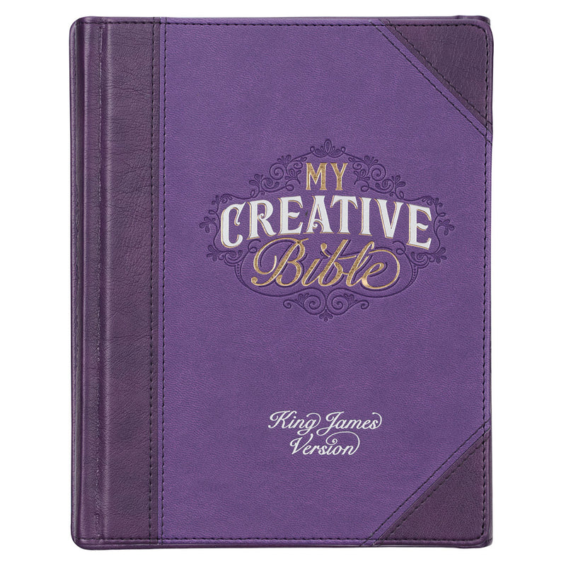 My Creative Bible purple - Hardcover