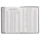 Bloemenzwarte grote dunne index met print