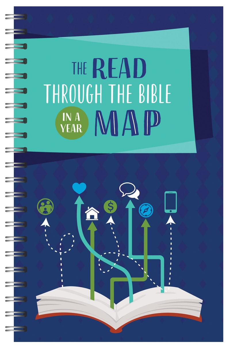 The Read Through The Bible In A Year Map (Faith Maps)