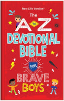 NLT The A To Z Devotional Bible For Brave Boys-Hardcover 