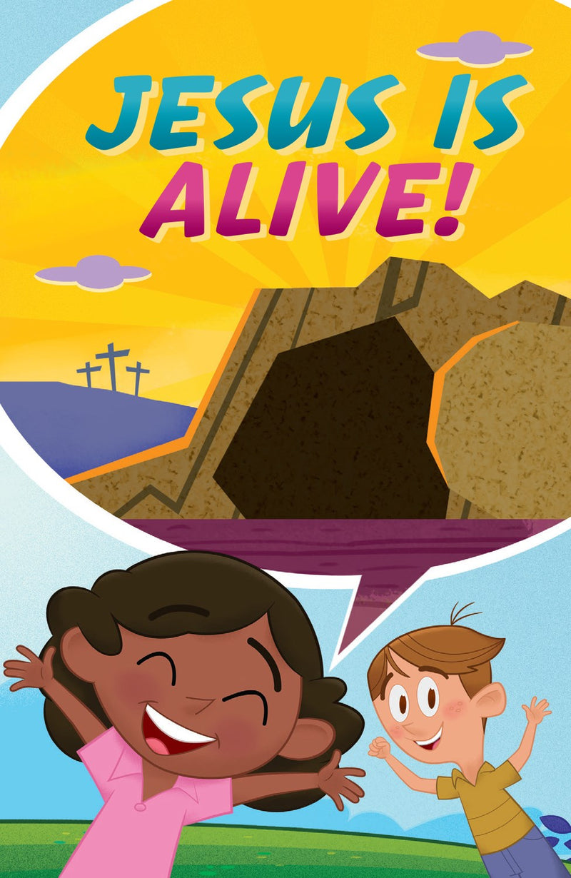 Tract-Jesus Is Alive...Happy Easter! (ESV) (Pack Of 25)