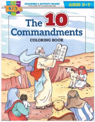 The Ten Commandments Coloring & Activity Book (Ages 5-7)